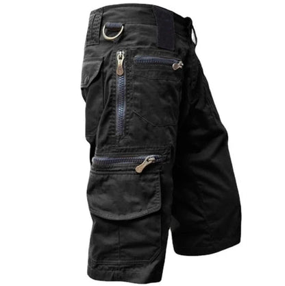 Men’s Cargo Shorts Multi Pocket Utility Zip Outdoor Style