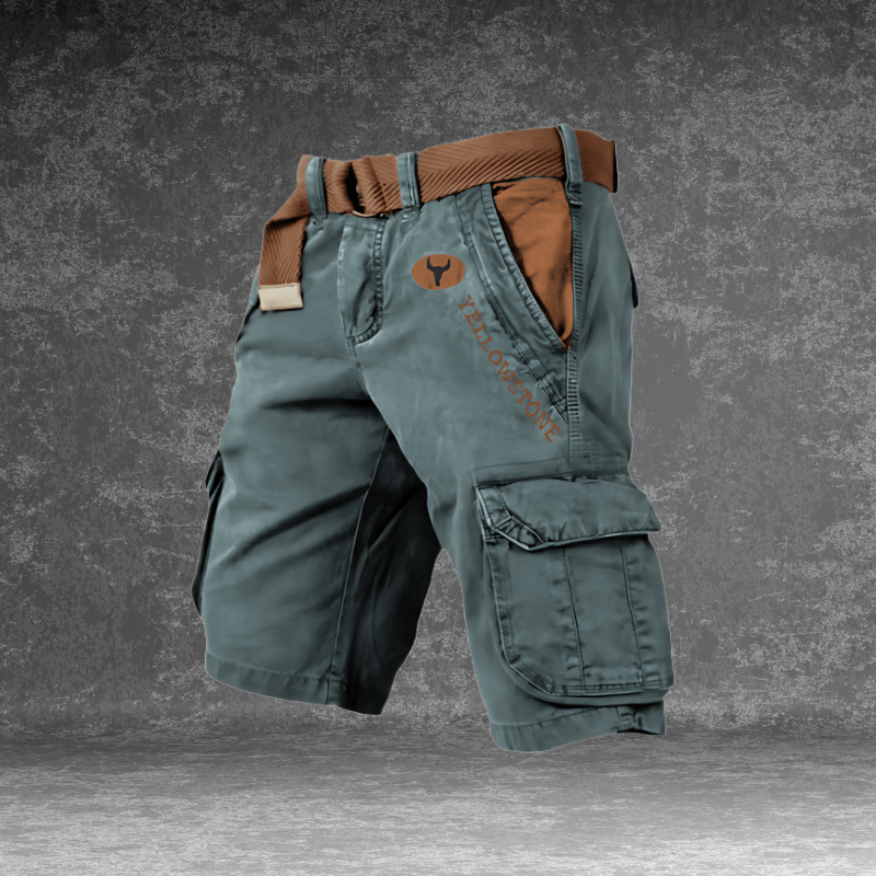 Cargo Shorts Herren Regular Fit Freizeit Sommer