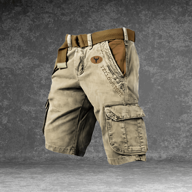 Cargo Shorts Herren Regular Fit Freizeit Sommer