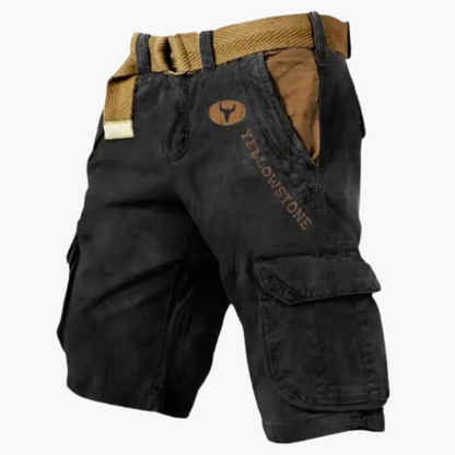 Maverick | Men's Cargo Shorts Comfortable Cotton, Multi-Pocket Design