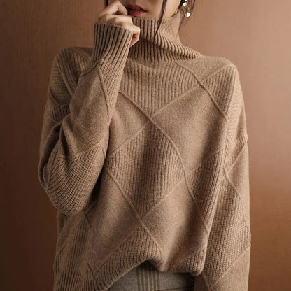 Marie Kaszmirowy sweter z golfem