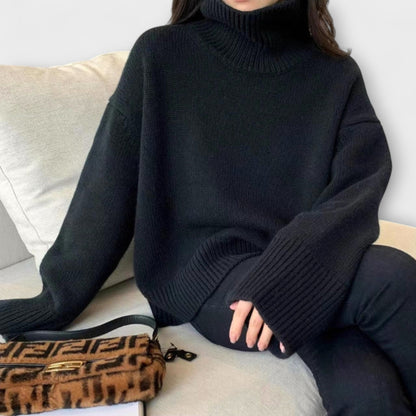 Mera - Kaschmir-Rollkragenpullover für Damen