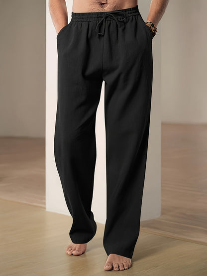 Casual Linnen Heren | Elastische Taille & Losse Pasvorm