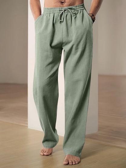 Casual Linnen Heren | Elastische Taille & Losse Pasvorm