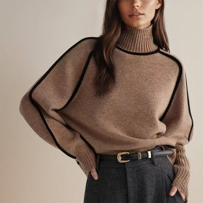 Cecilie™ - Varm Høyhalset Genser