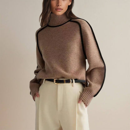 Cecilie™ - Varm Høyhalset Genser