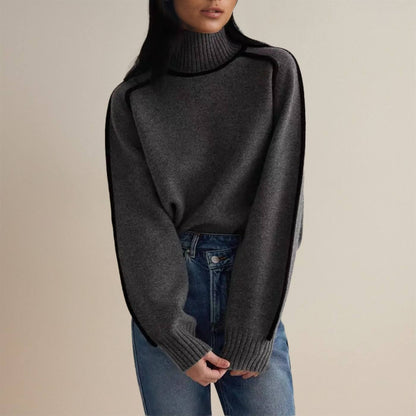Cecilie™ - Varm Høyhalset Genser