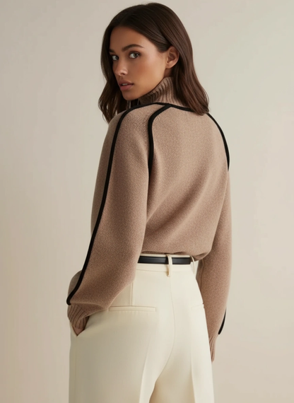Maria™ – Elegantiškas megztinis su prabangia apdaila