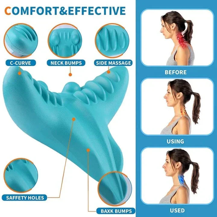 CerviCare+™ Massage Pillow for Neck Pain Relief