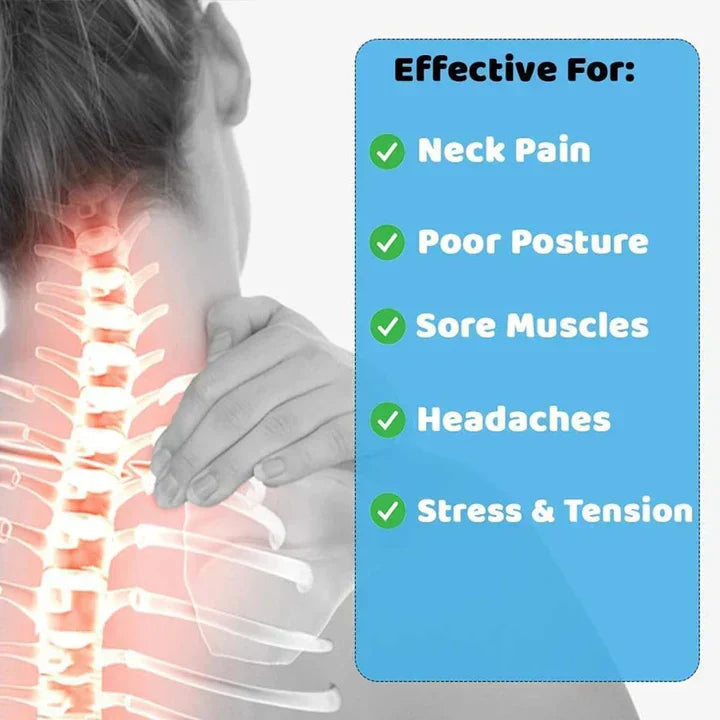 CerviCare+™ Massage Pillow for Neck Pain Relief
