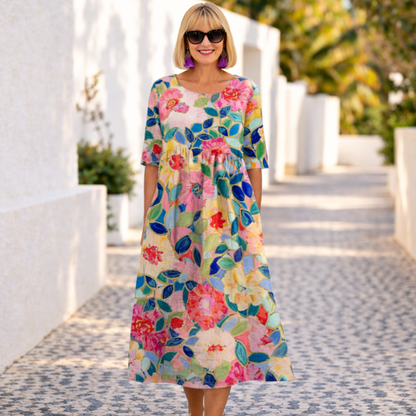 Susan | Blumenkleid mit sommerlichem Flair