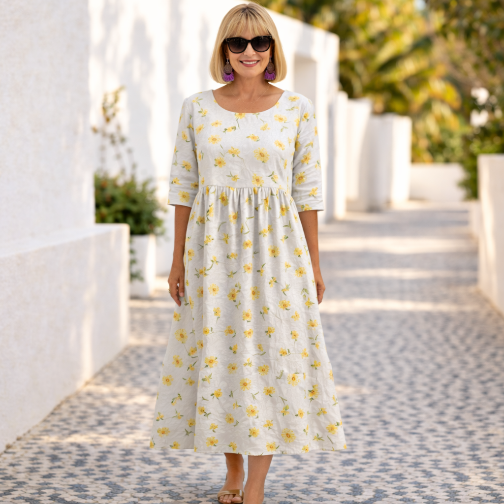 Susan | Blumenkleid mit sommerlichem Flair