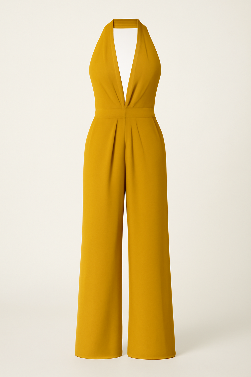 Sadie - salopette con scollo all'americana e tuta a gamba larga - Giallo - 12/28/2024 americana gamba GOOD larga one-pieces sadie salopette scollo Summer/Jumpsuit tuta - Concept Palermo