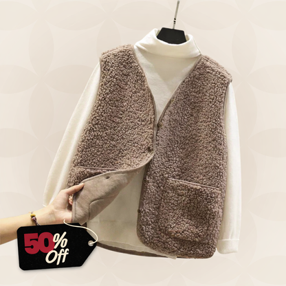 Noor Cozy Sherpa Vest