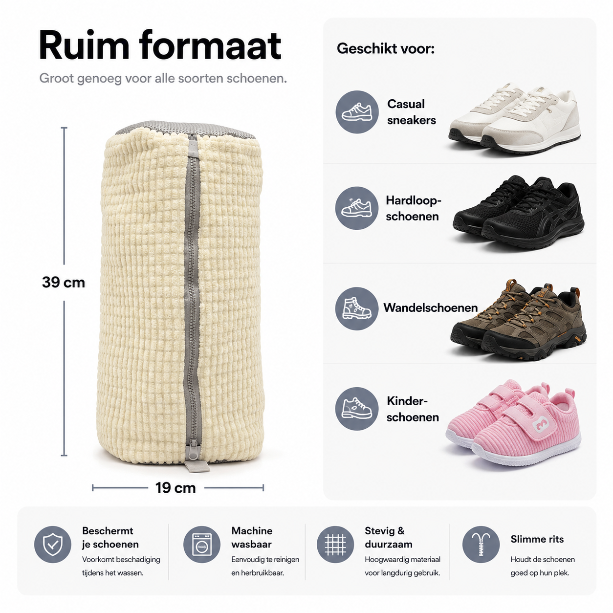 Schoen wascapsule | Schoenen als nieuw, zonder schrobben