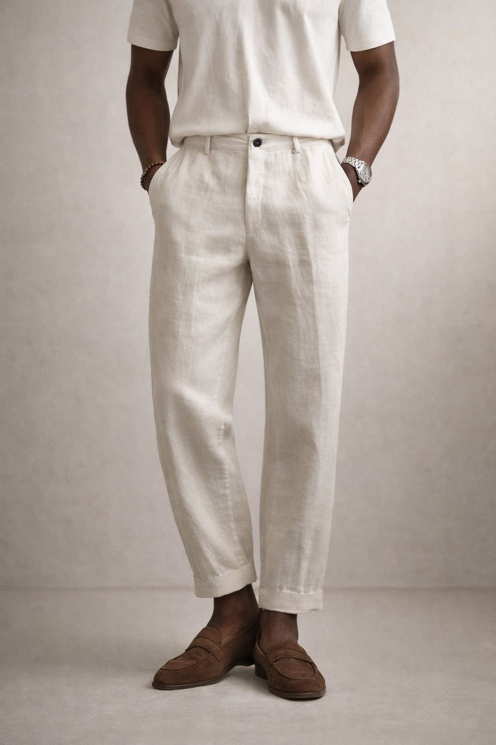 Sevilla Men’s Linen Trousers – Lightweight Summer Elegance with Effortless Style