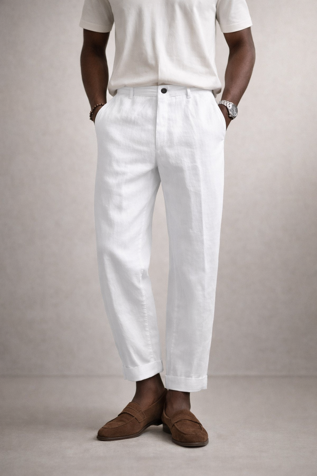 Sevilla Men’s Linen Trousers – Lightweight Summer Elegance with Effortless Style