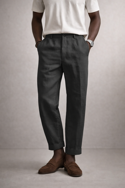 Sevilla Men’s Linen Trousers – Lightweight Summer Elegance with Effortless Style