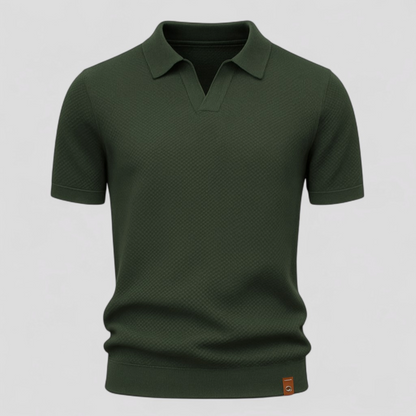 Rico Short-Sleeve Men's Polo Shirt: Structured and Elegant