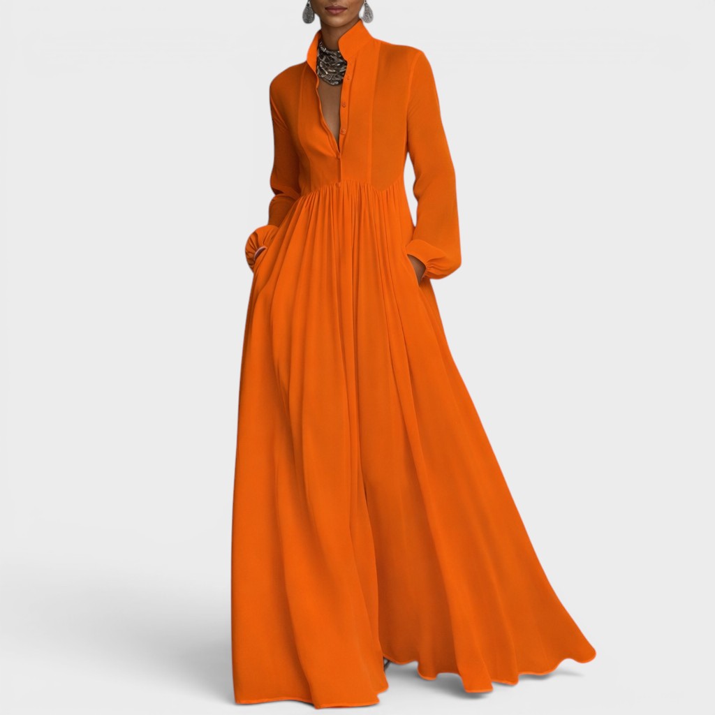 Inès™ | Robe longue fluide