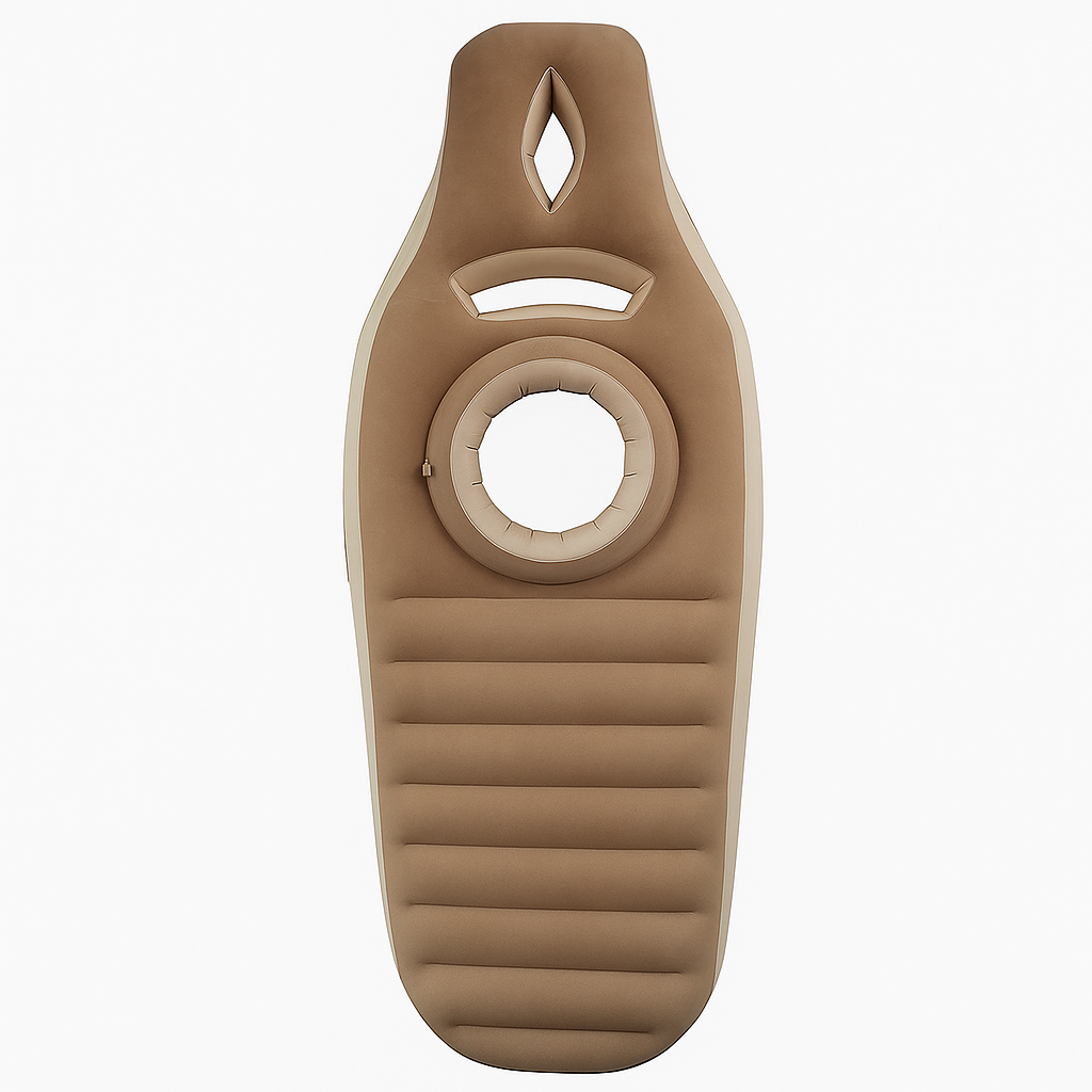 Oppustelig Graviditetsmadras med Ergonomisk Støtte