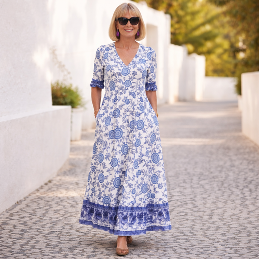 Elly | Elegante Blumenkleider mit einem Hauch von Leichtigkeit