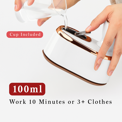Portable steam iron for clothes