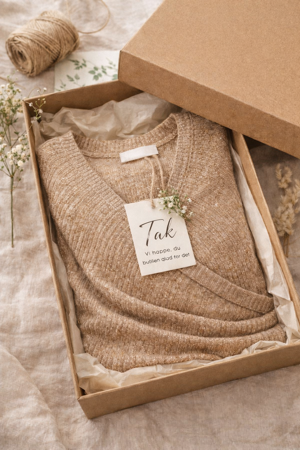 Nora™ | Tidløs Khaki V-udskæringsbluse