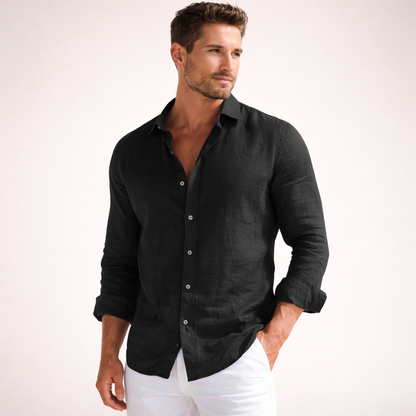 Casual Linen Men’s Shirt for Everyday Comfort