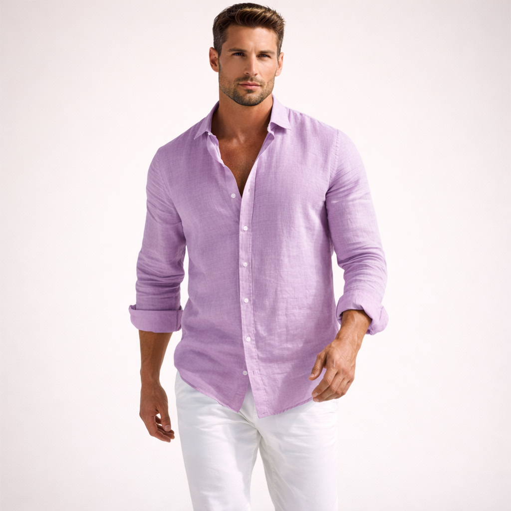 Casual Linen Men’s Shirt for Everyday Comfort