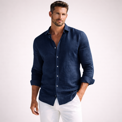 Casual Linen Men’s Shirt for Everyday Comfort