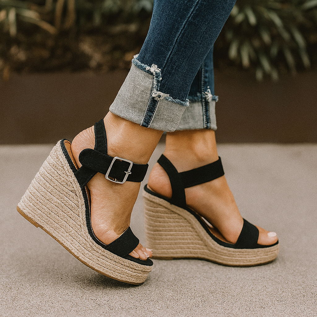 Alyssa | Women Spring obcas Open Toe Wedge sandals