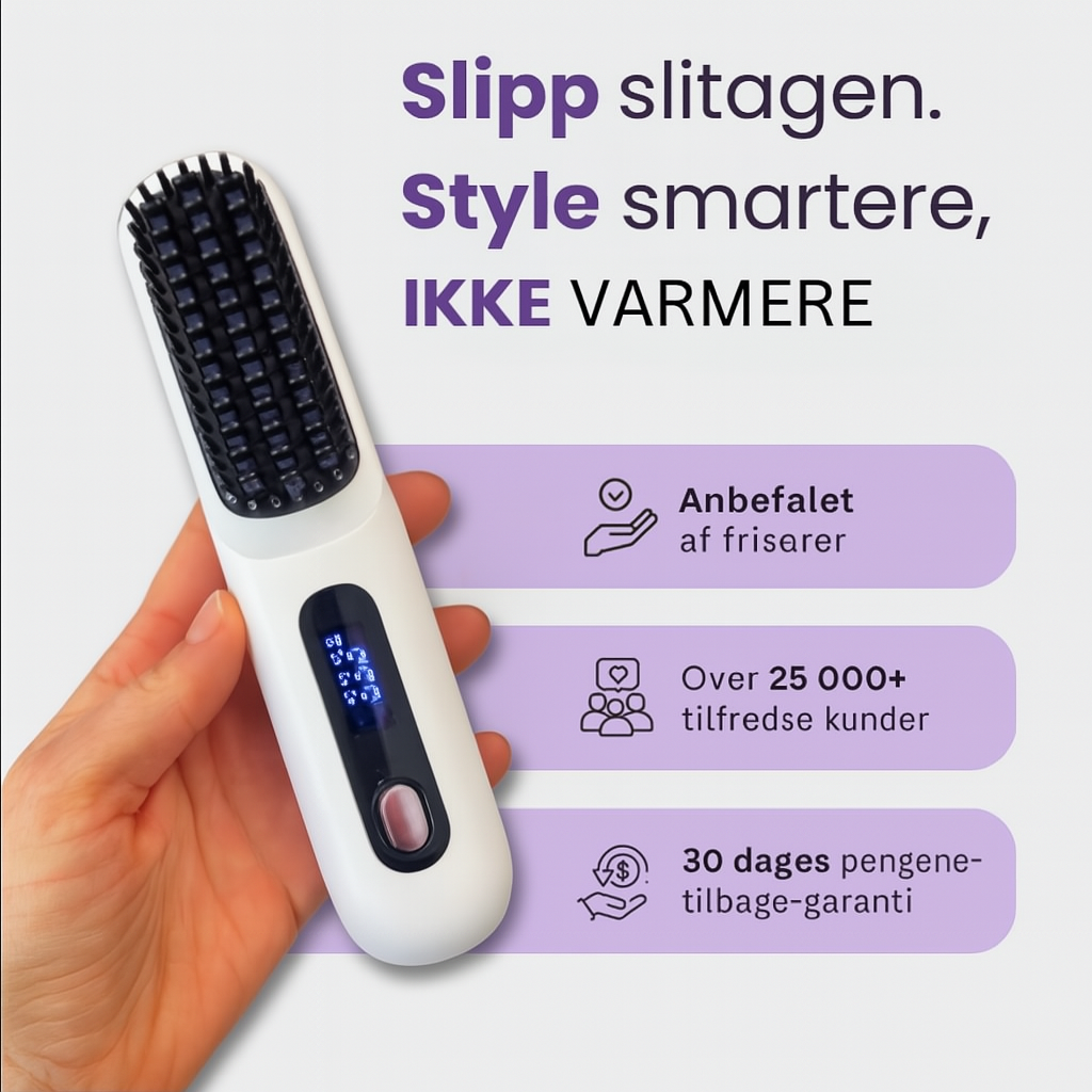 Effektiv Hårbørste – Perfekt Glat Hår på Få Minutter