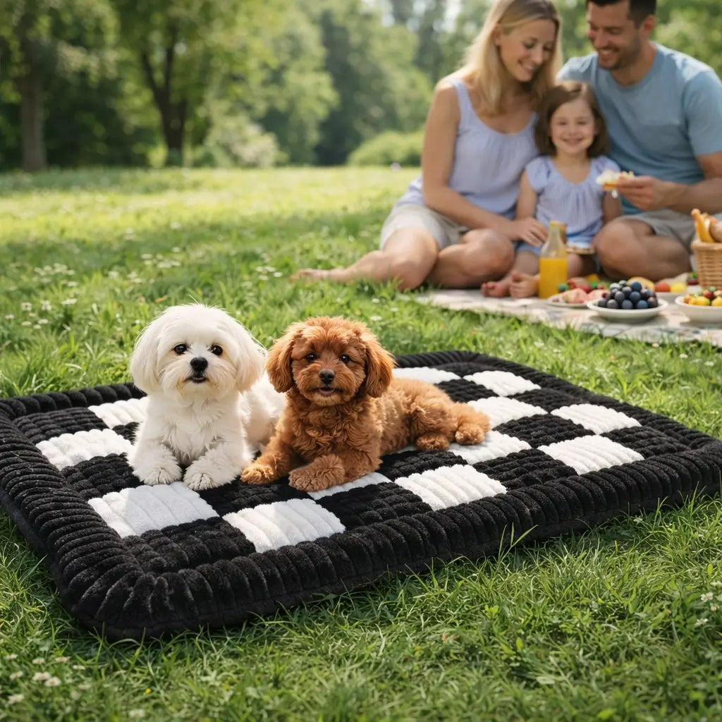 Hundematte Auto Rücksitz | Waschbares Hundebett Anti-Rutsch