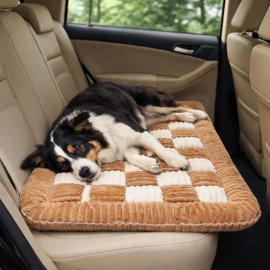 Hundematte Auto Rücksitz | Waschbares Hundebett Anti-Rutsch