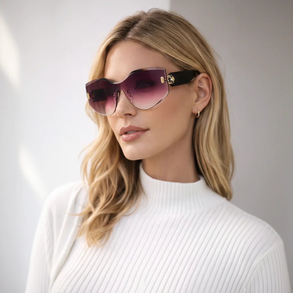Valentina™ — Occhiali da Sole Ovali Retrò Barocco
