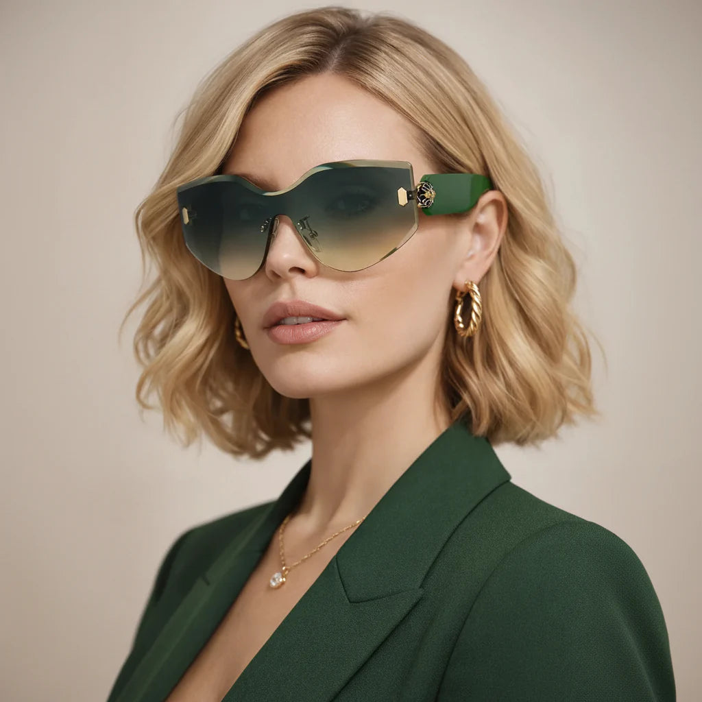 Valentina™ — Occhiali da Sole Ovali Retrò Barocco