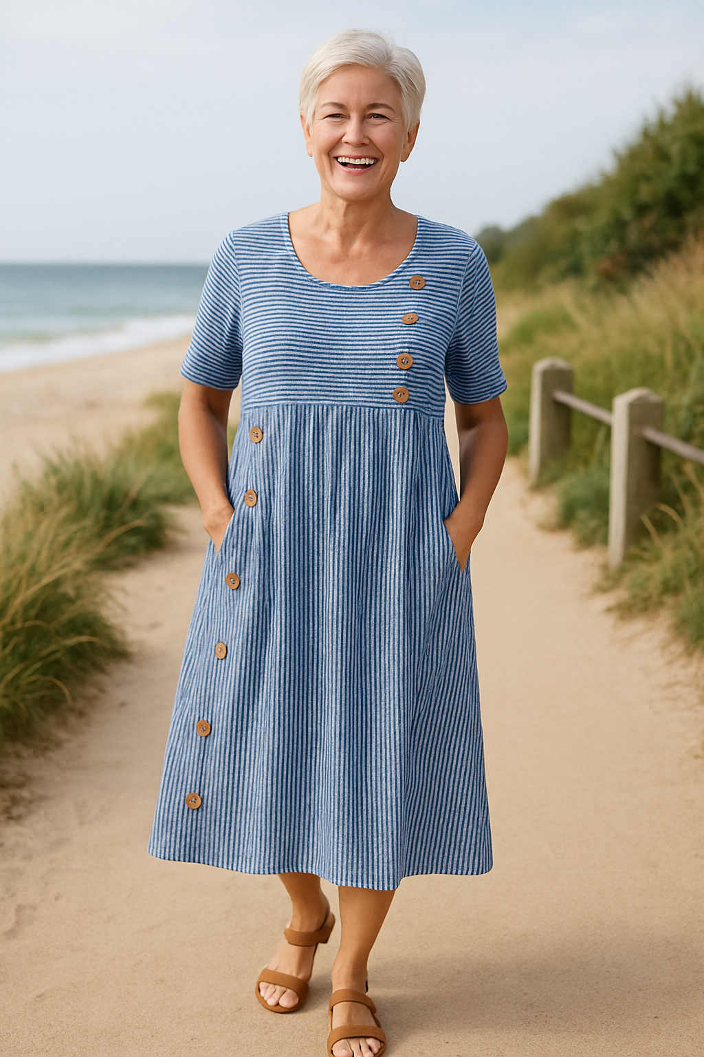 Brienne™ — Airy Midi Dress