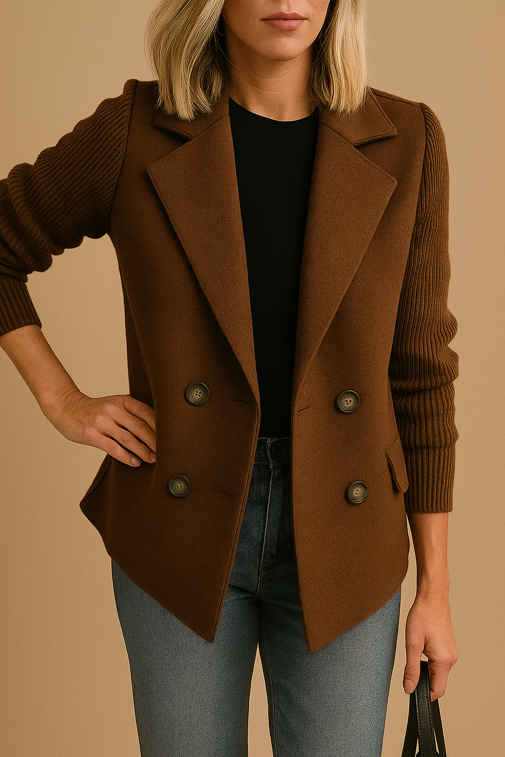 Belin - Women's sweater-style blazer