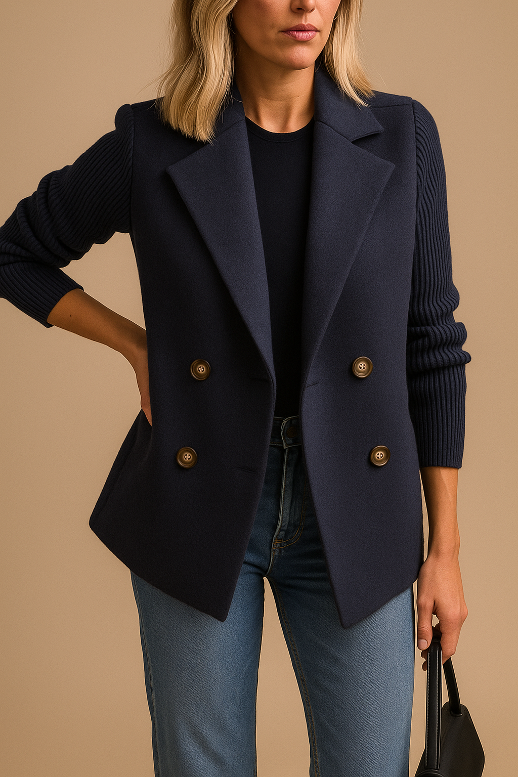 Belin - Women's sweater-style blazer