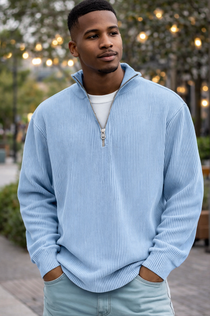 Herrenpullover mit modernem Schnitt