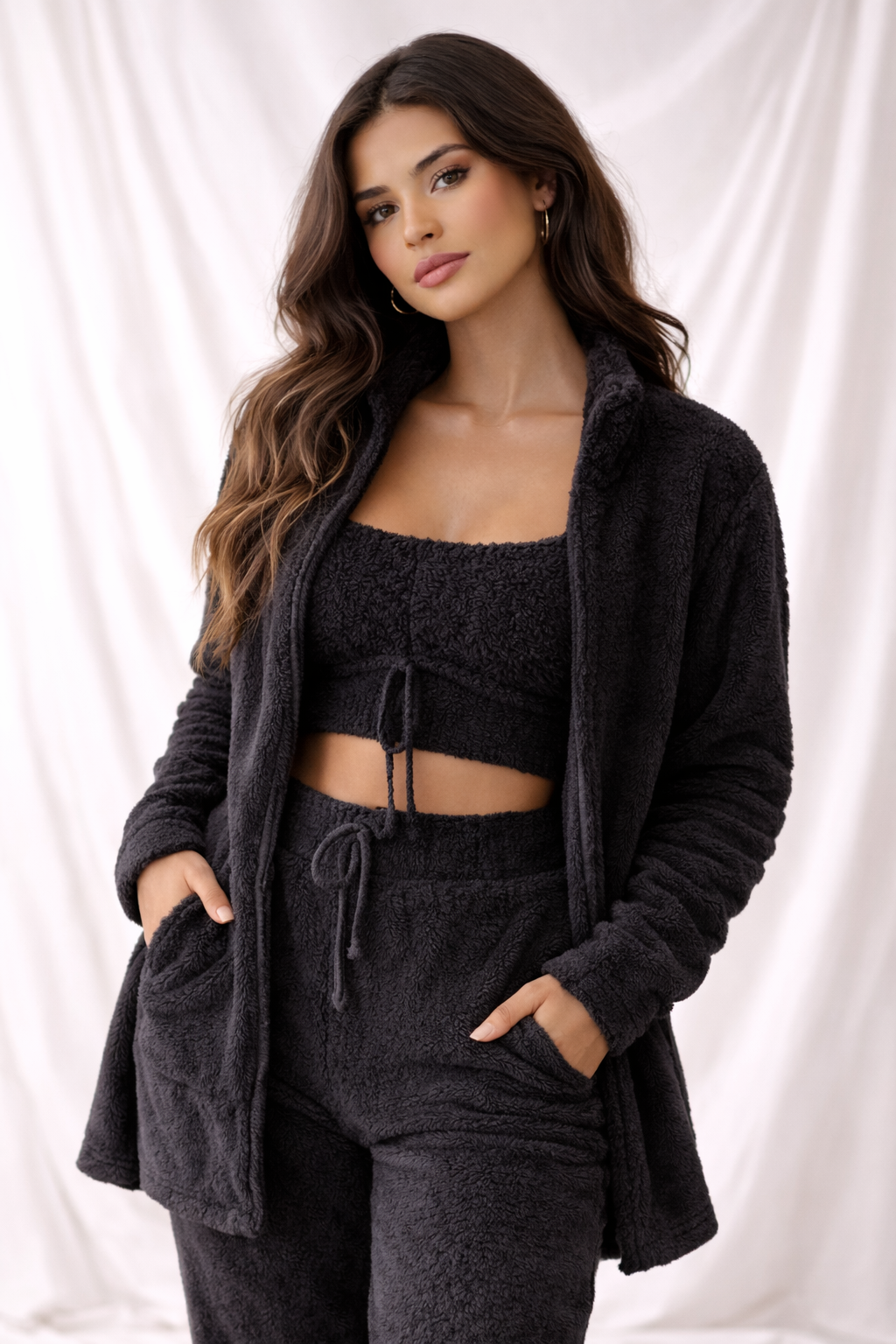 CozyGlow™ Luxe Fleece 3-Delige Lounge Set
