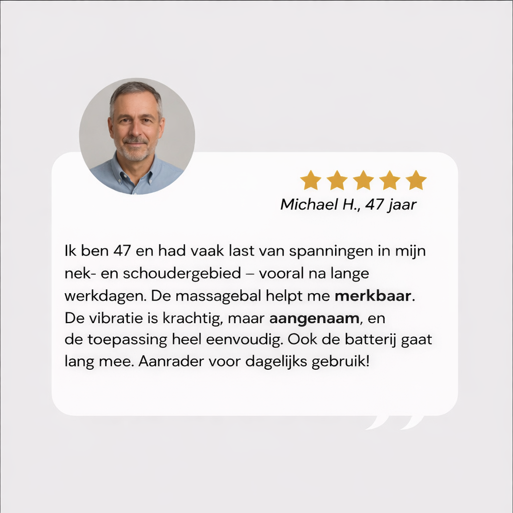 PowerPure Massagebal – Directe verlichting bij spierpijn en vastzittende spieren