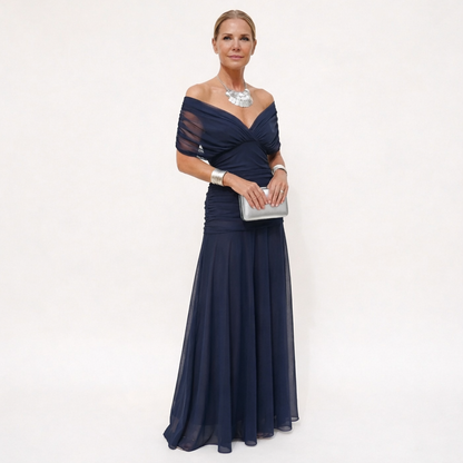 Mirella | Elegantes Maxikleid mit V-Ausschnitt