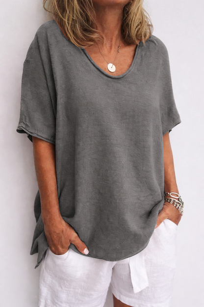 Anna | Komfortabel Løs-Fit Bluse
