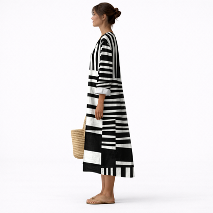 Lærke - Vestido Linear para o Trabalho
