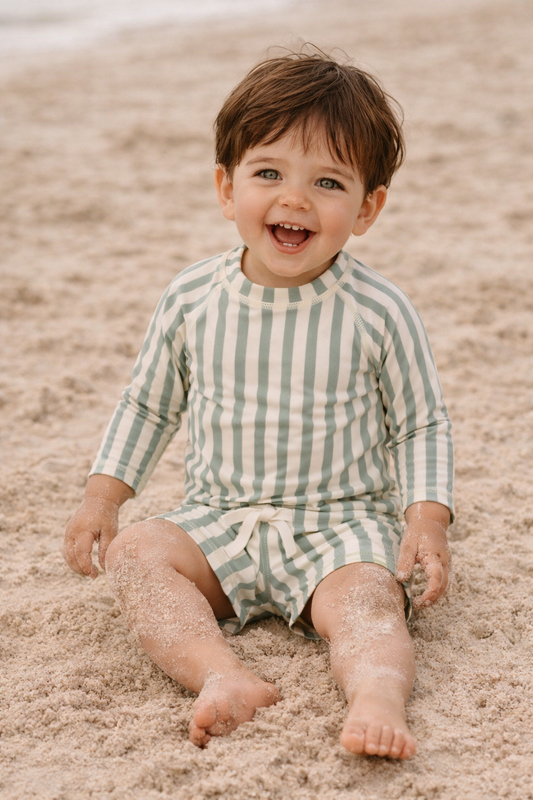 Mini | Riviera Sage Stripe UV Set