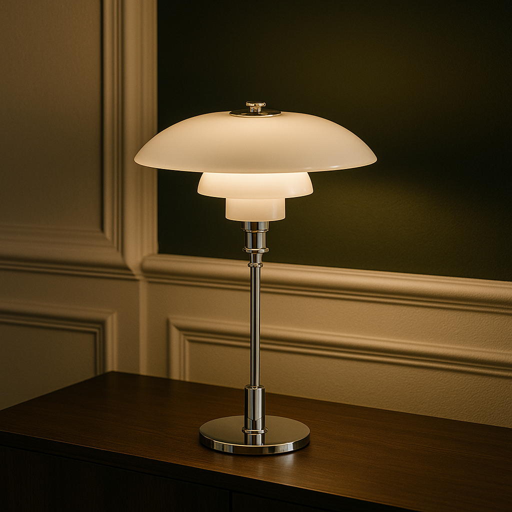 Bordlampe i Dansk Designstil