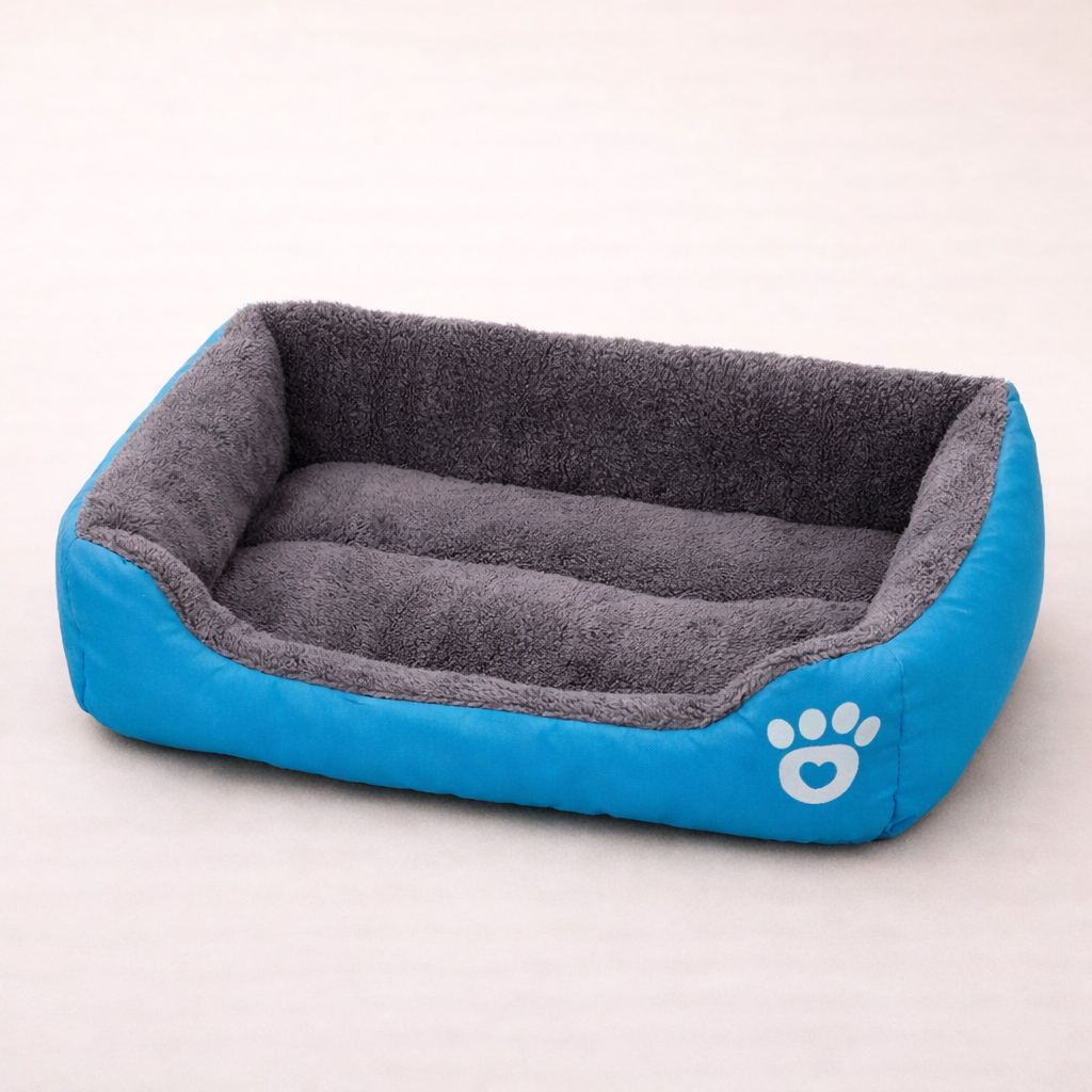 CloudBed - Square Nest Dog Bed – Washable Cotton Pet Sofa Bed for Small, Medium & Large Dogs