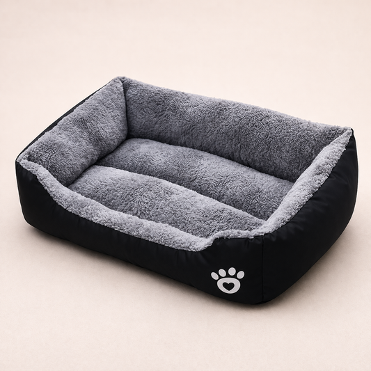CloudBed - Square Nest Dog Bed – Washable Cotton Pet Sofa Bed for Small, Medium & Large Dogs